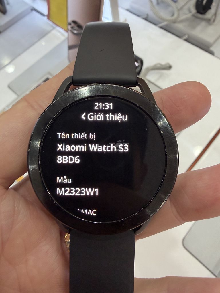 Xiaomi Watch S3 Đen. Mua bán Thiết bị đeo thông minh tại Huyện Hóc Môn Tp Hồ Chí Minh được đăng bởi Ngọc hình 1