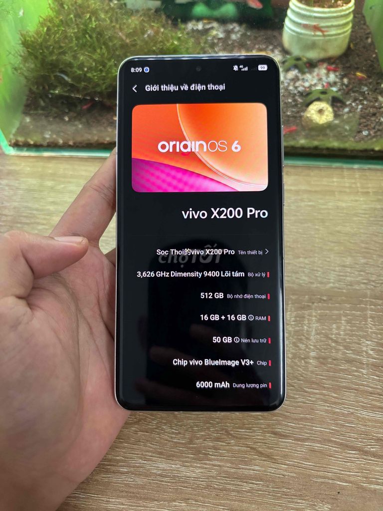 Vivo X200 Pro 16GB/512GB Bạc. Mua bán Điện thoại tại Quận Hoàng Mai Hà Nội được đăng bởi Thanh hình 1
