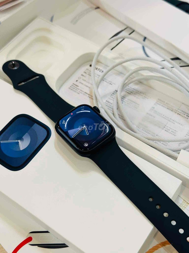 Apple Watch S9/41 midnight keng fullbox kèm đủ pk