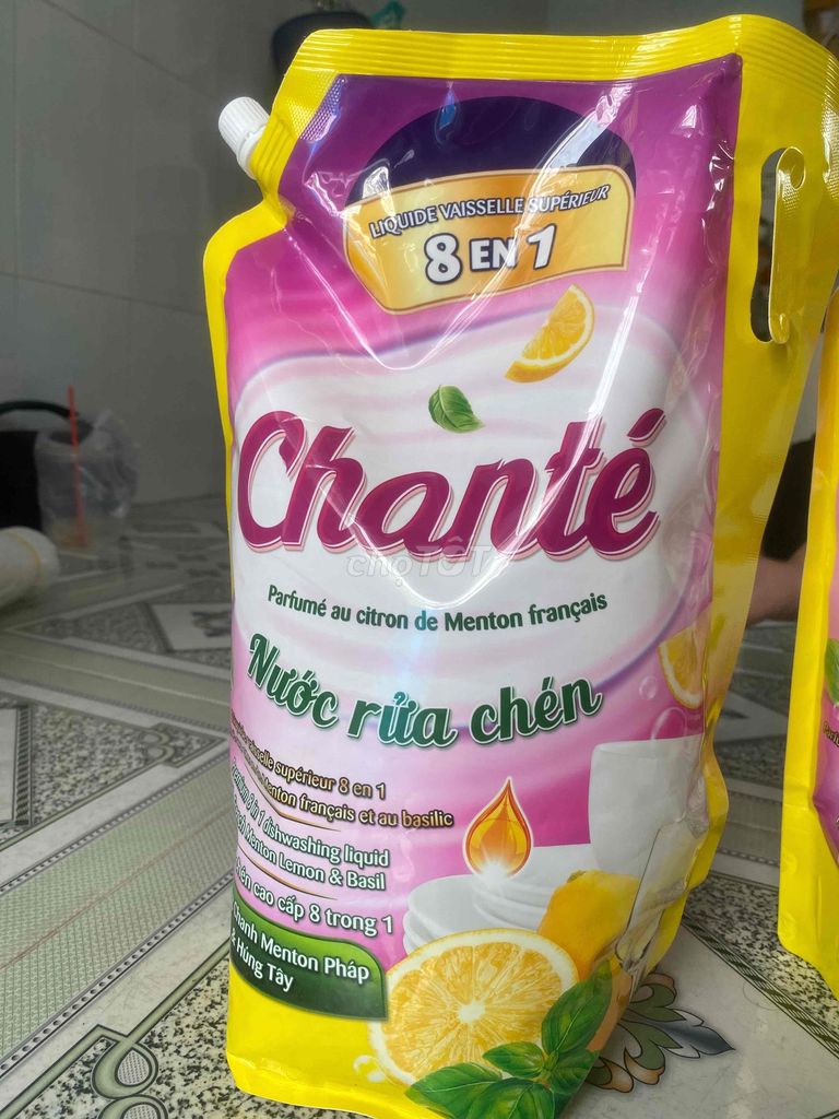 Nước rửa chén Chanté Chanh Menton Pháp 3.2kg. Mua bán Thiết bị vệ sinh, nhà tắm tại Quận 5 Tp Hồ Chí Minh được đăng bởi Hồng hình 1