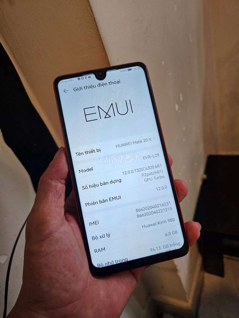 Huawei mate 20x 6gb 128gb full.giá rẻ.có gl. Mua bán Điện thoại tại Quận 8 Tp Hồ Chí Minh được đăng bởi tuấn hải hình 2