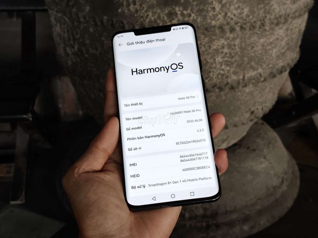 Huawei Mate 50 Pro 256GB Đen Like New. Mua bán Điện thoại tại Quận 12 Tp Hồ Chí Minh được đăng bởi Trấn Long hình 1