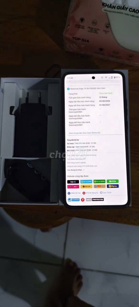 Motorola Edge 70 256GB Like new. Mua bán Điện thoại tại Thành phố Dĩ An Bình Dương được đăng bởi Hội Đồ Điện Tử hình 1