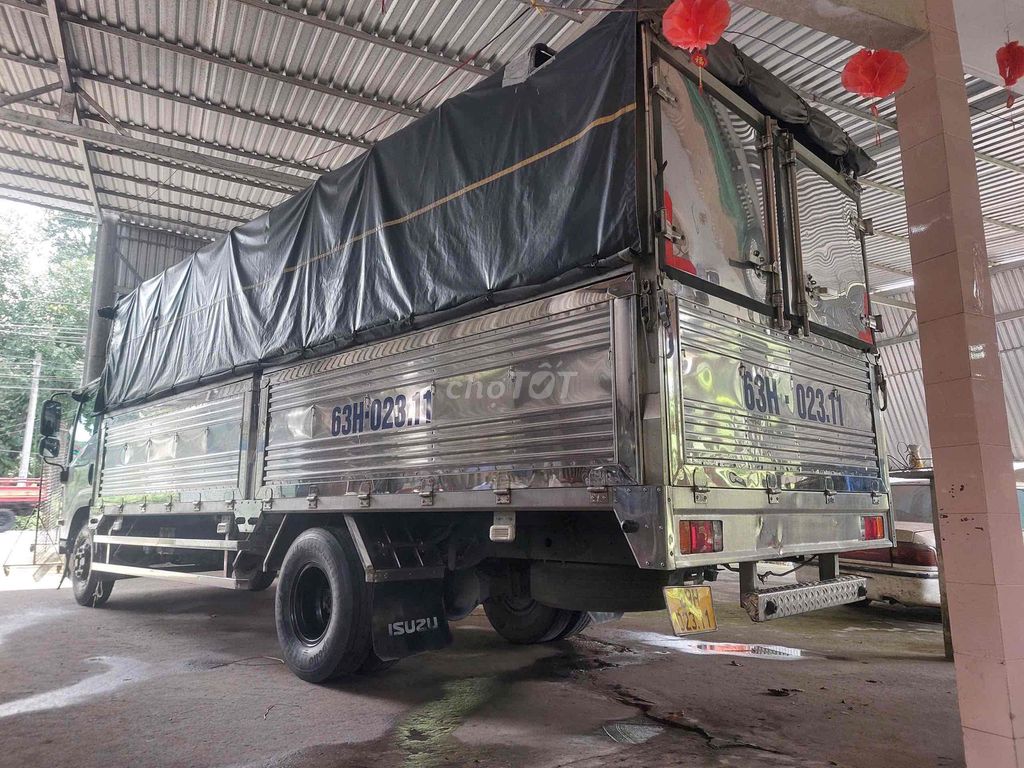 Isuzu 2022 NQR 550 thùng inox. mui bạc , màu trắng. Mua bán Xe tải, xe ben tại Huyện Châu Thành Tiền Giang được đăng bởi Nguyễn Nhật hình 4