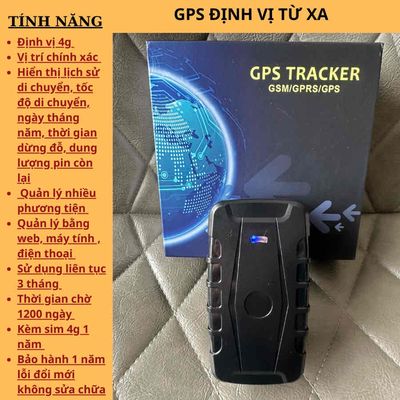 Thiết bị định vị GPS 4G,dùng liên tục 3 tháng