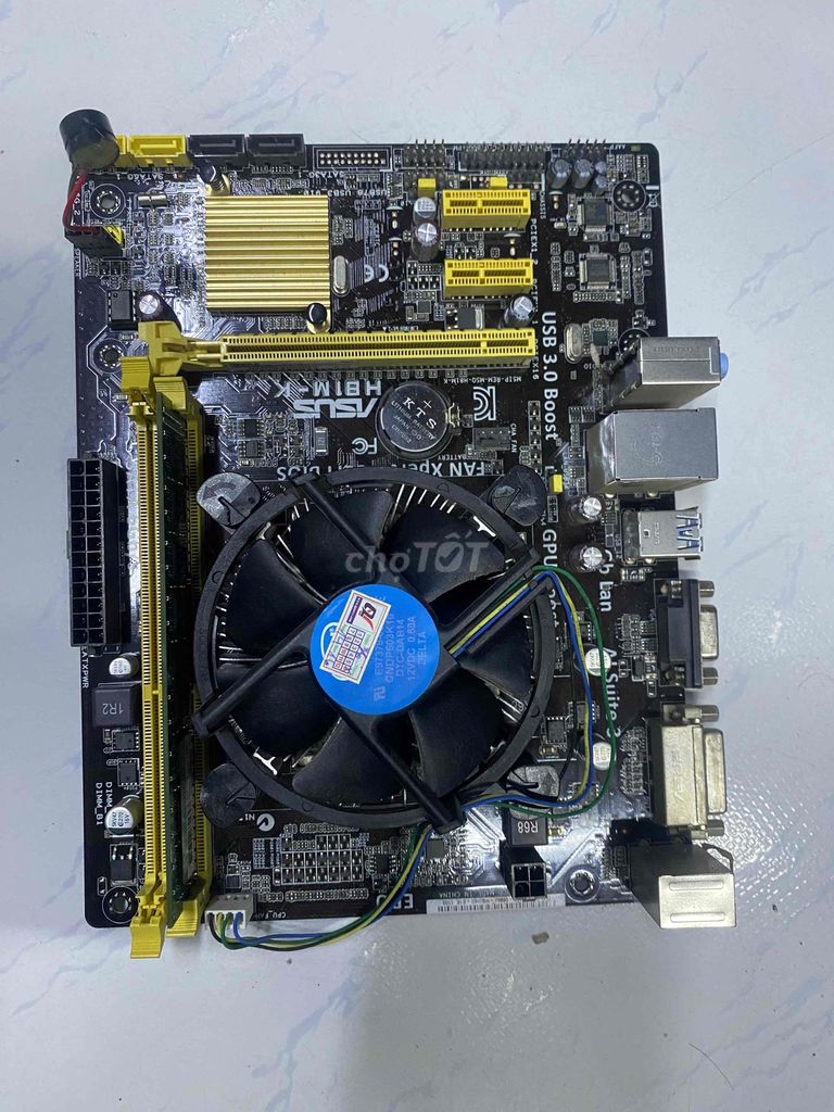 combo main asus h81 + cpu G đẹp keng