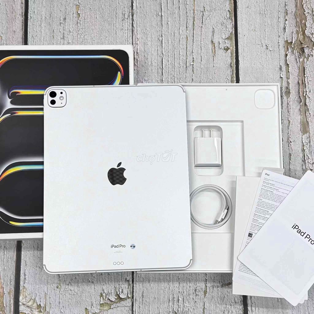 Apple iPad Pro M4 13 inch 256GB + 5G LTE NEW 💯. Mua bán Máy tính bảng tại Quận 10 Tp Hồ Chí Minh được đăng bởi Táo Tốt Apple  hình 1