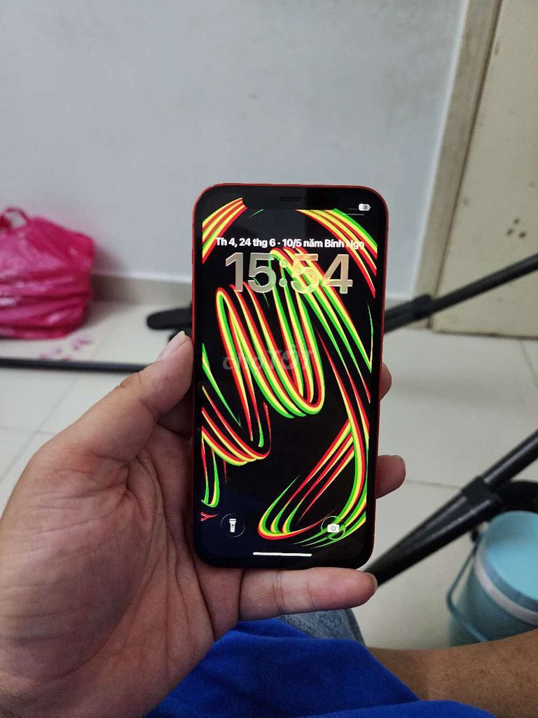 iPhone 12 128GB Đỏ QT truetone face ok lổi di động. Mua bán Điện thoại tại Thành phố Thủ Đức Tp Hồ Chí Minh được đăng bởi binphone hình 1