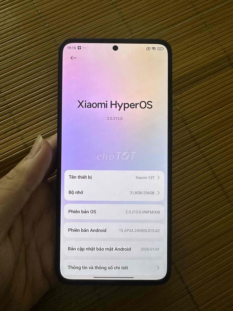 Xiaomi 13T 256GB Đen. Mua bán Điện thoại tại Quận Cẩm Lệ Đà Nẵng được đăng bởi Văn Duy hình 1