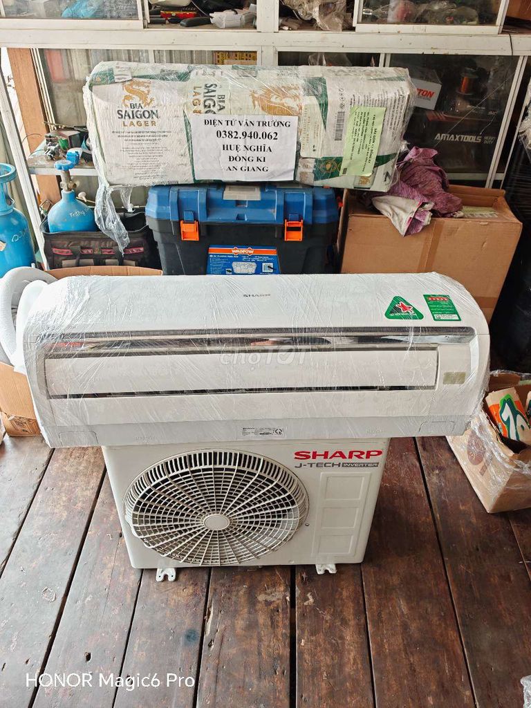 Máy lạnh Sharp J-Tech Inverter Trắng. Mua bán Máy lạnh, điều hoà tại Huyện An Phú An Giang được đăng bởi Trường Nguyễn  hình 1
