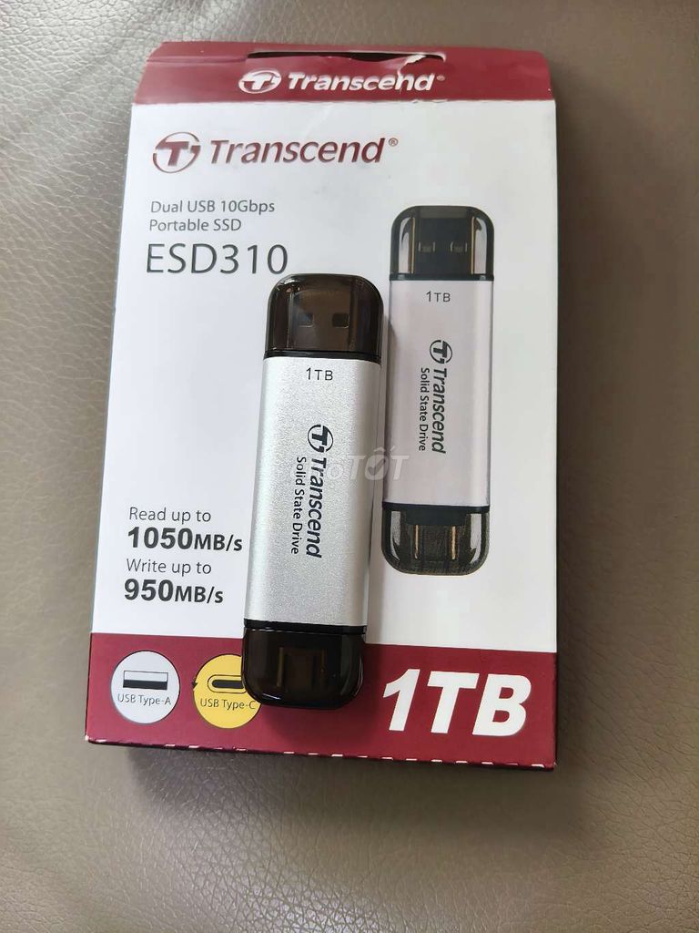 SSD Transcend di động 1TB chính hãng mới keng chất