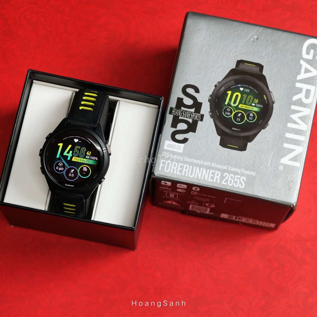 Garmin Forerunner 265s Music Đen Chính Hãng 02/28. Mua bán Thiết bị đeo thông minh tại Quận 11 Tp Hồ Chí Minh được đăng bởi HOÀNG SANH SPORTS hình 1