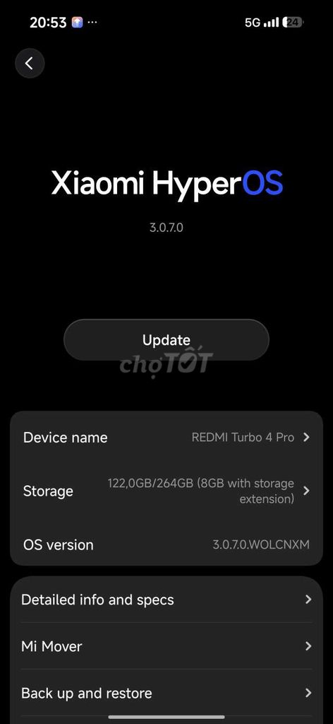 Xiaomi Redmi Turbo 4 Pro 256GB. Mua bán Điện thoại tại Thành phố Vĩnh Yên Vĩnh Phúc được đăng bởi Cu Van hình 1