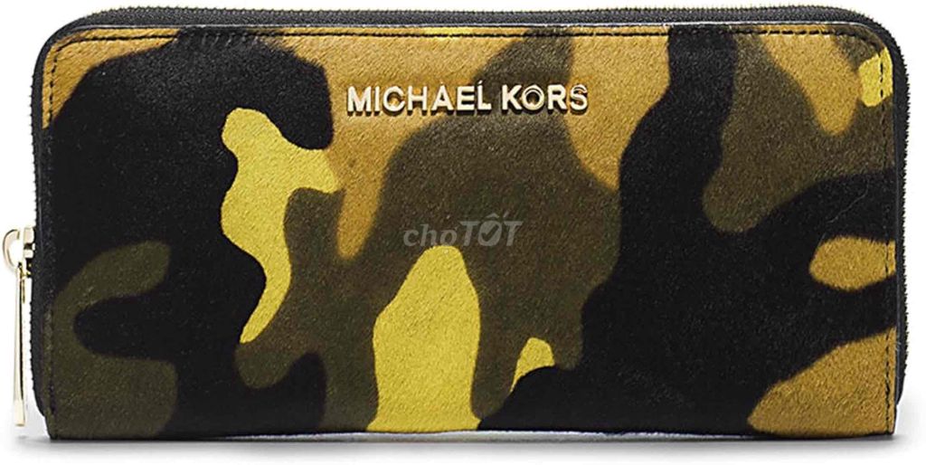 [THANH LÝ] Ví Michael Kors Jet Set Acid Lemon Hair