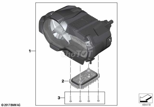 Đèn pha BMW R1250 GS 2020-2023