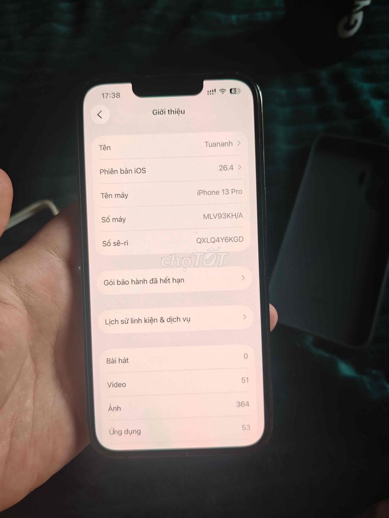 Apple iPhone 13 Pro Đen. Mua bán Điện thoại tại Huyện Chương Mỹ Hà Nội được đăng bởi Tuấn Anh Nguyễn Ngọc hình 1