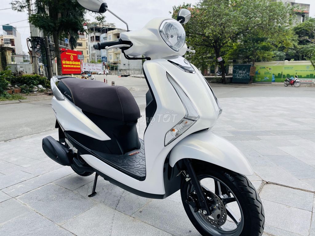 Yamaha Latte 125 Trắng Tinh Đời Cao 2022 Phanh ABS