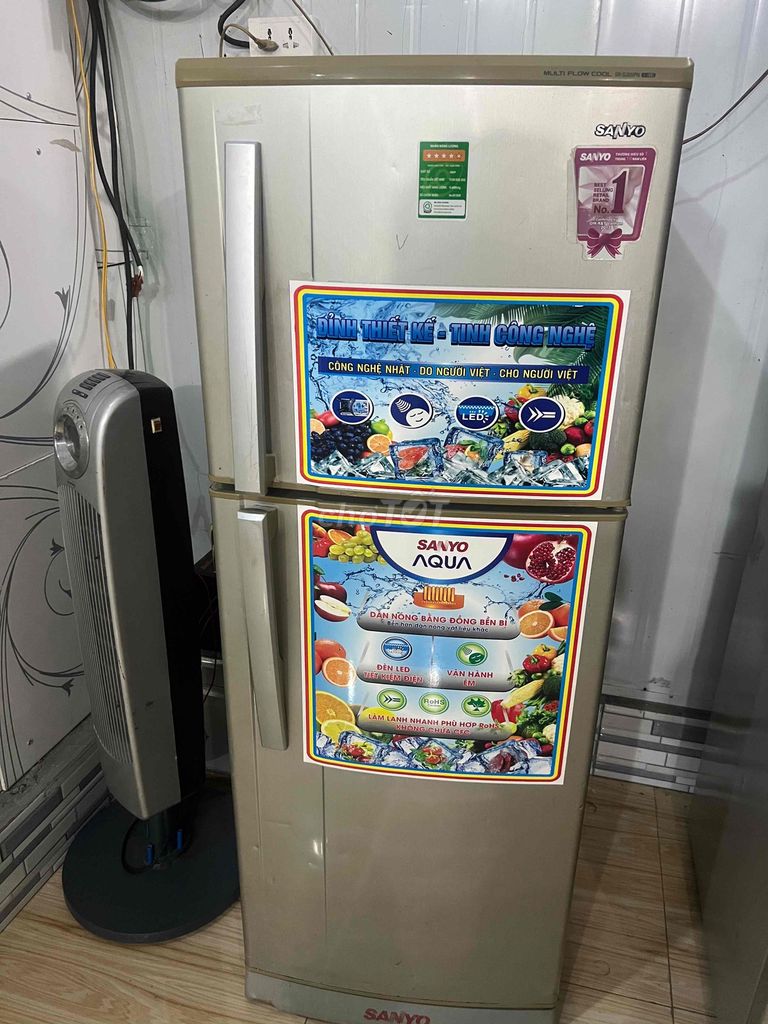 Tủ lạnh Sanyo Nano Fresh Ag+. Mua bán Tủ lạnh tại Thị xã Bến Cát Bình Dương được đăng bởi Đức lộc hình 1