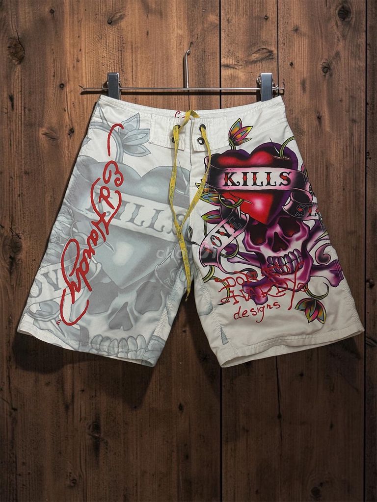 Quần short Ed Hardy nam Trắng Đầu lâu size 30. Mua bán Quần áo tại Quận Gò Vấp Tp Hồ Chí Minh được đăng bởi Lê Nhân hình 1
