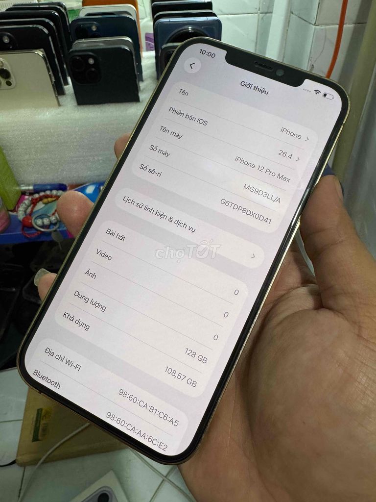 Apple iPhone 12 Pro Max 128GB Vàng. Mua bán Điện thoại tại Huyện Bình Chánh Tp Hồ Chí Minh được đăng bởi Lâm mobiphone hình 1