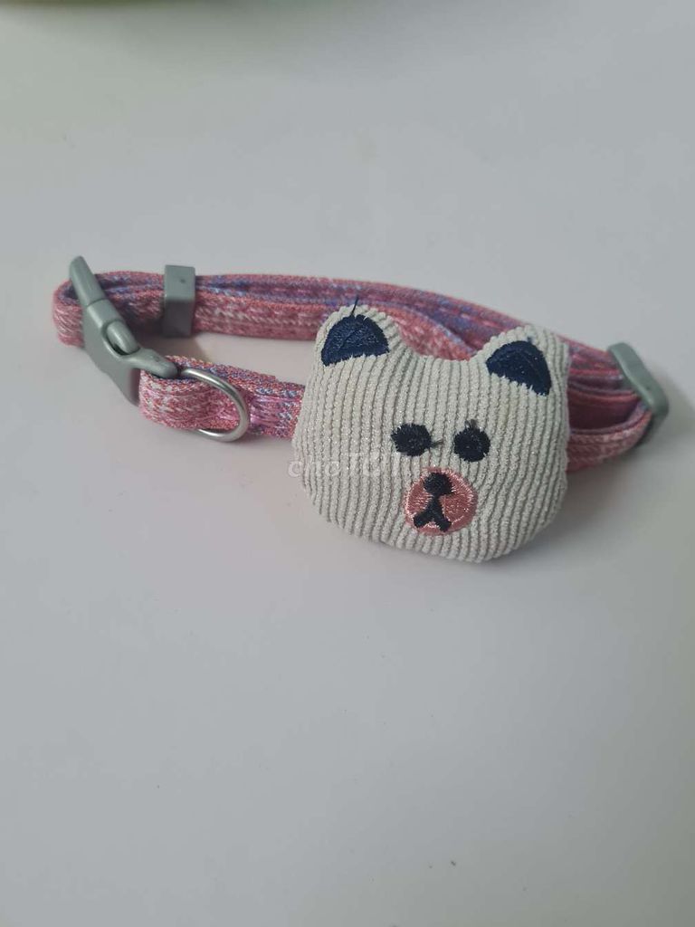 Vòng cổ Chó Mèo Vải Hồng. Mua bán Phụ kiện, Thức ăn, Dịch vụ tại Quận Tân Bình Tp Hồ Chí Minh được đăng bởi Vi Khánh Vy hình 1