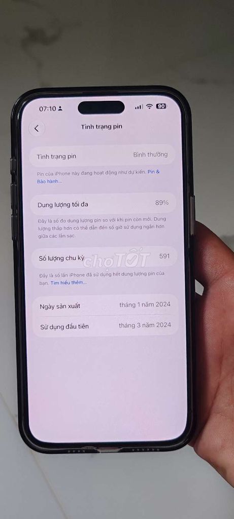 Apple iPhone 15 Pro Max 256GB 89%. Mua bán Điện thoại tại Quận 10 Tp Hồ Chí Minh được đăng bởi  THU MUA LAPTOP Duc Tuan hình 1