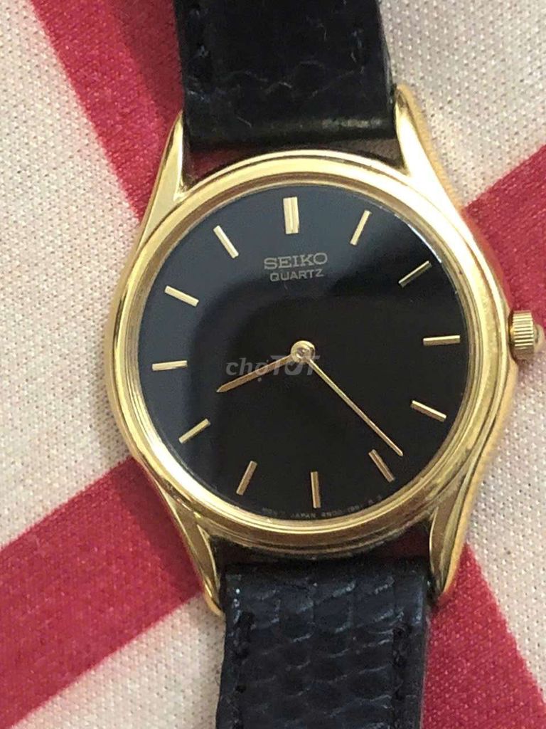 Đồng hồ Seiko nam Quartz Đen. Mua bán Đồng hồ tại Quận 7 Tp Hồ Chí Minh được đăng bởi Thể trần Audio hình 1