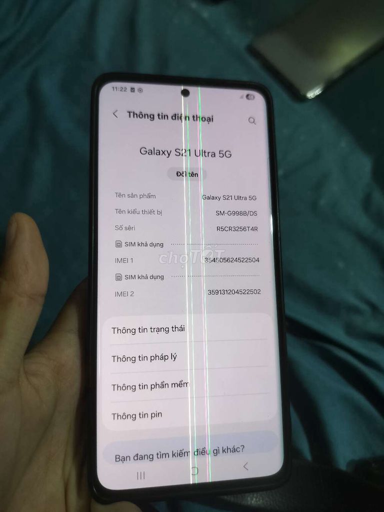 Samsung Galaxy S21 Ultra 5G 128GB Đen. Mua bán Điện thoại tại Quận Nam Từ Liêm Hà Nội được đăng bởi Như Tâm hình 1