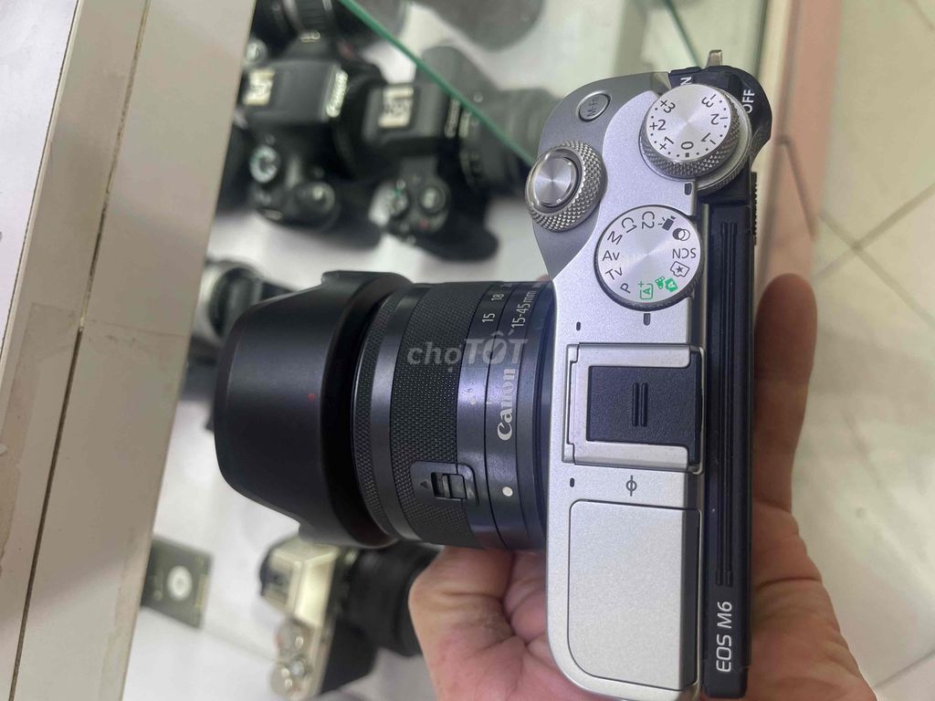 Máy ảnh Canon EOS M6 Bạc. Mua bán Máy ảnh, Máy quay tại Quận Thanh Xuân Hà Nội được đăng bởi Mua bán giao lưu các Dòng máy ảnh giá tốt hình 1