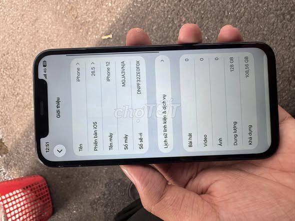 iPhone 12 128GB Đen Hư rung. Mua bán Điện thoại tại Quận 1 Tp Hồ Chí Minh được đăng bởi Hội Đồ Điện Tử hình 1