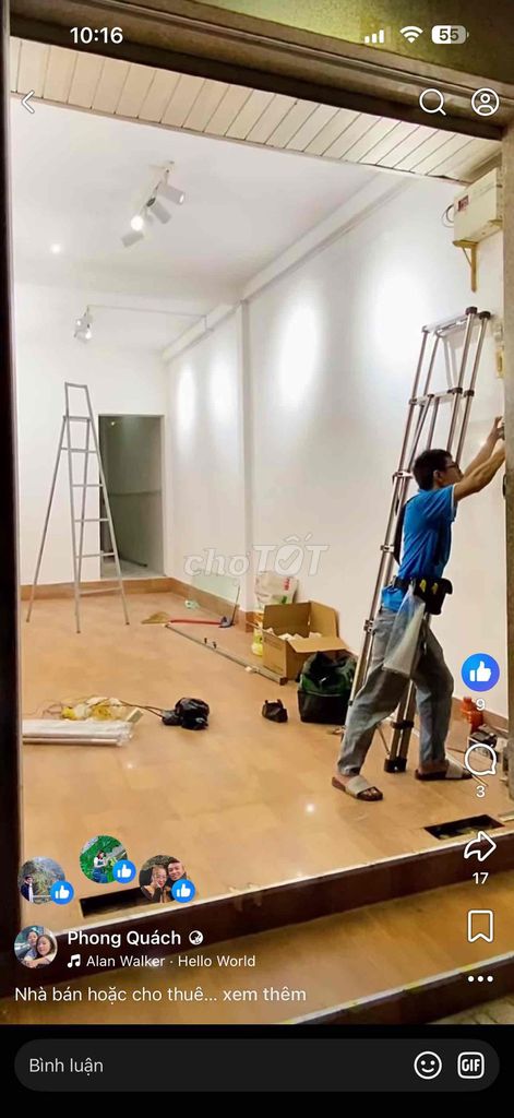 Bán nhà mặt tiền Ấp bắc p10