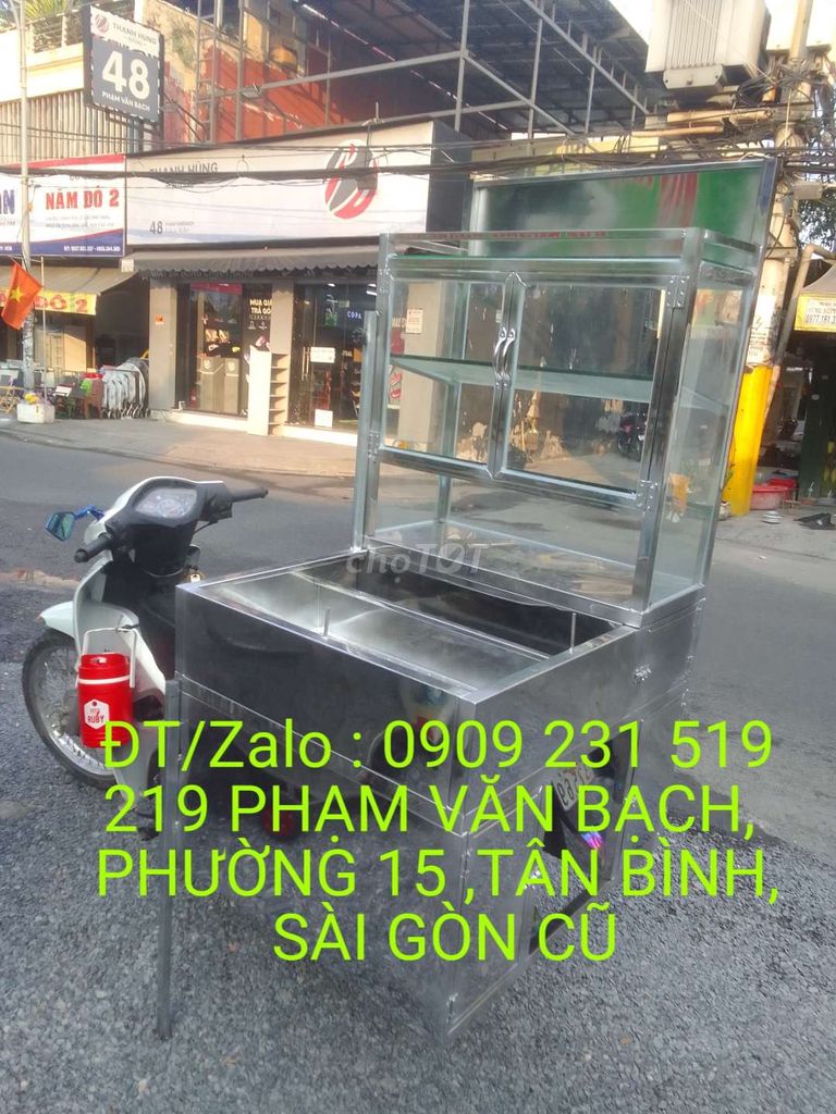 Xe đẩy bán hàng Inox. Mua bán Đồ chuyên dụng, Giống nuôi trồng tại Quận Tân Bình Tp Hồ Chí Minh được đăng bởi Tân Thuận Phát hình 1