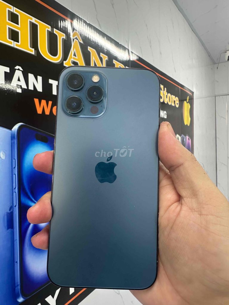 iPhone 12 Pro Max 256GB quốc tế Mỹ xanh dương