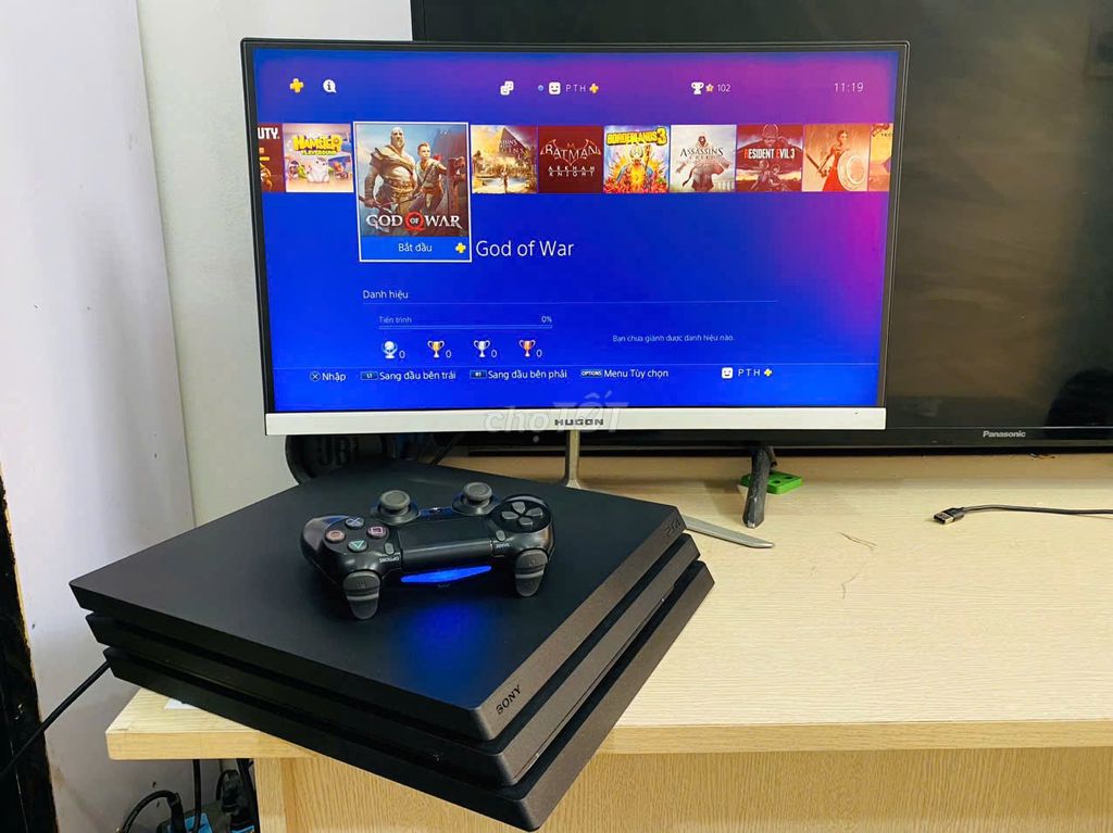 MÁY GAME PS4 PRO 1TB 4K ĐẸP ZIN KÈM PLUS EXTRA