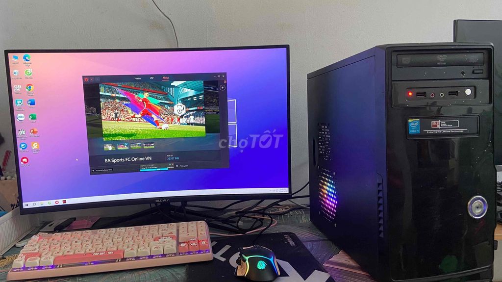 thanh lý case i5 ram 8 vga gt635 vanloran lol fifa