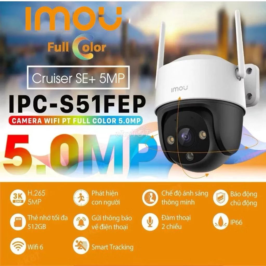 Camera Imou Cruiser SE+ IPC-S51FEP. Mua bán Máy ảnh, Máy quay tại Quận Hà Đông Hà Nội được đăng bởi Phạm Quân hình 1
