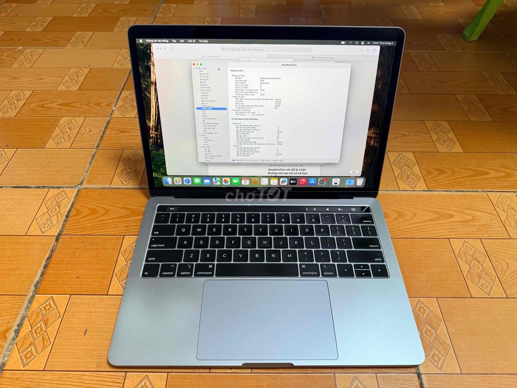 Macbook Pro 13 2019 i5 8gb 128gb nguyên zin. Mua bán Laptop tại Quận 6 Tp Hồ Chí Minh được đăng bởi Laptop Phương Nghi hình 1