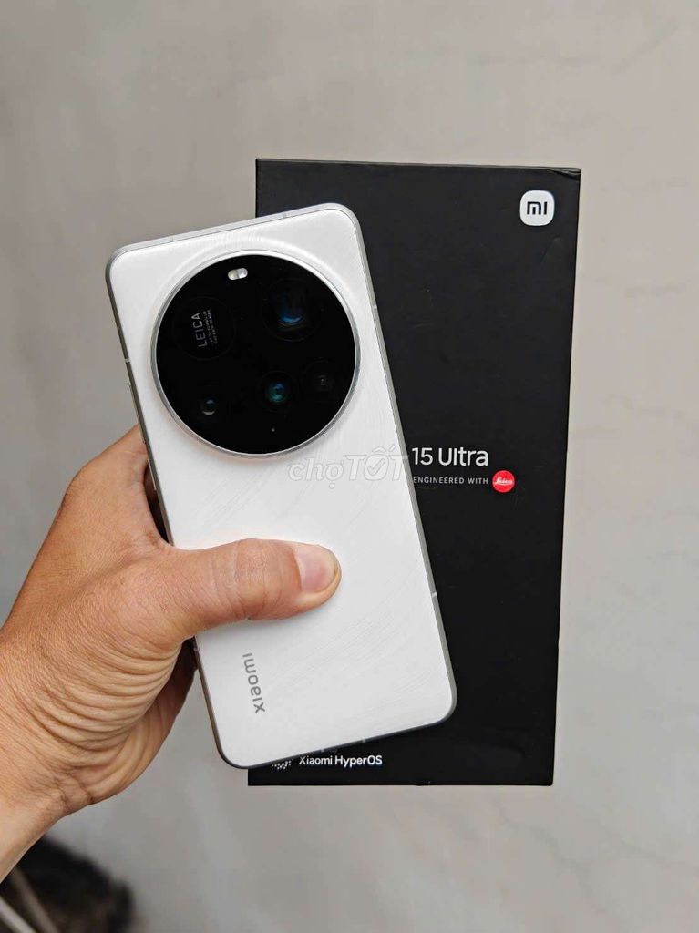 Xiaomi Mi 15 Ultra 5G 256GB Trắng. Mua bán Điện thoại tại Quận 5 Tp Hồ Chí Minh được đăng bởi TY  MON MOBILE hình 1