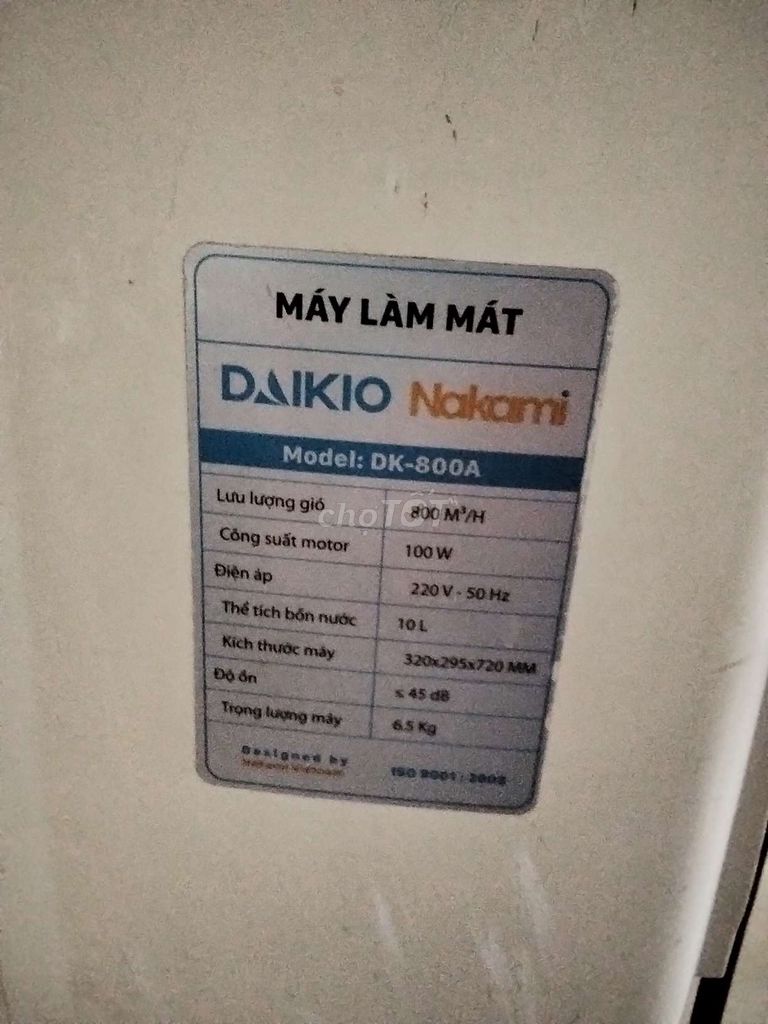 Quạt hơi nước DAIKIO DK-800A. Mua bán Quạt tại Thành phố Long Xuyên An Giang được đăng bởi Đoàn  Hoà hình 1