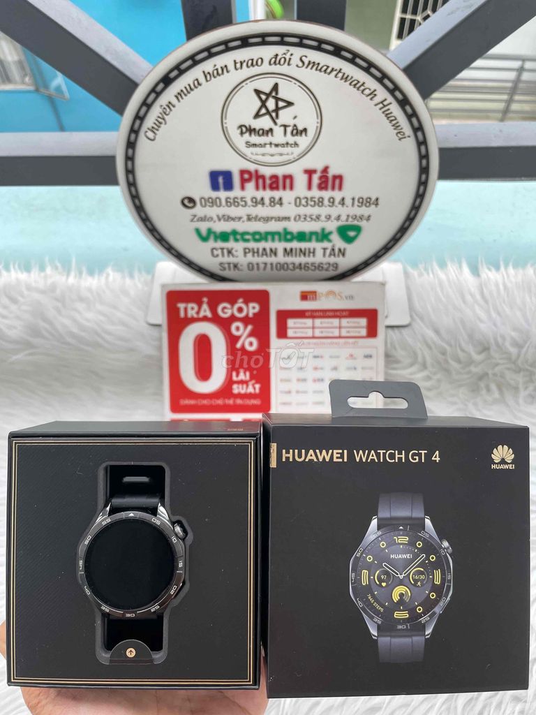 Huawei Gt4 46mm black còn bảo hành 14/9/2025