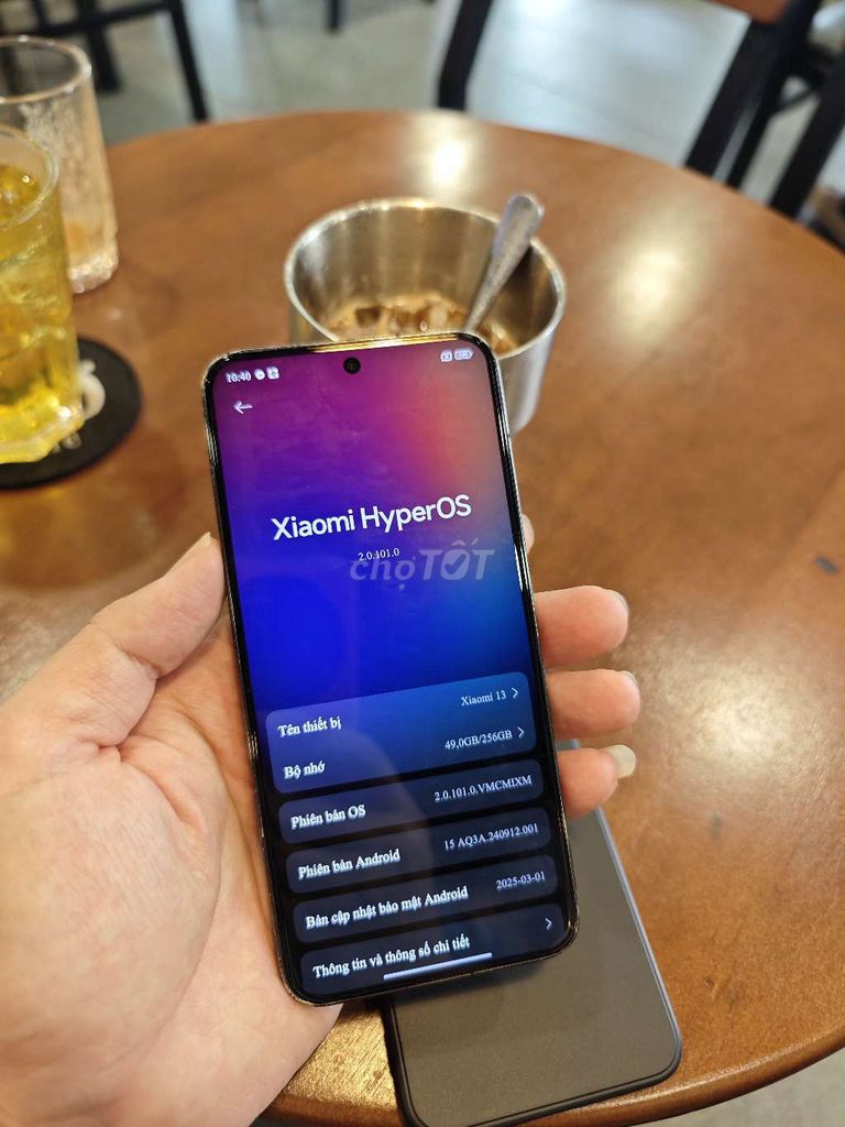 Xiaomi Mi 13 256GB Đen Đã qua sử dụng. Mua bán Điện thoại tại Quận 5 Tp Hồ Chí Minh được đăng bởi ManhQuynh hình 1
