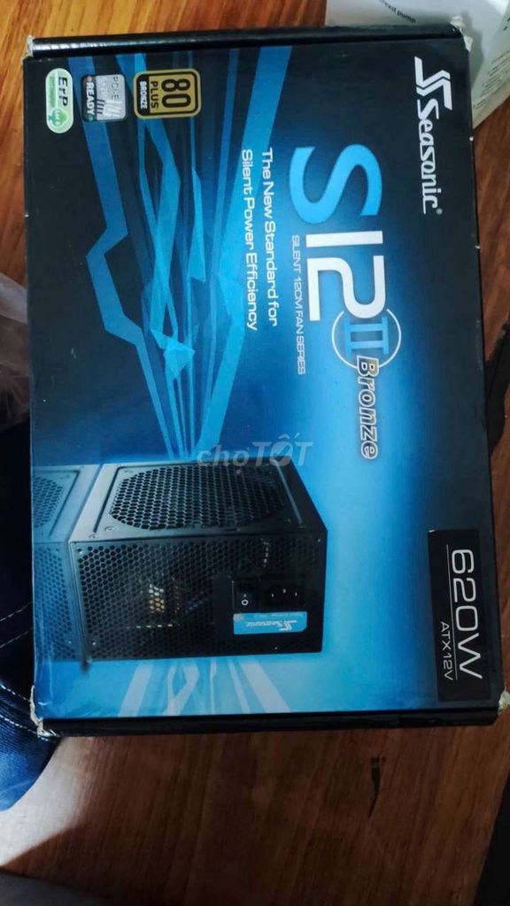 Nguồn Seasonic S12II Bronze 620W Đen. Mua bán Linh kiện (RAM, Card...) tại Huyện Hòa Vang Đà Nẵng được đăng bởi Thành Bum hình 1