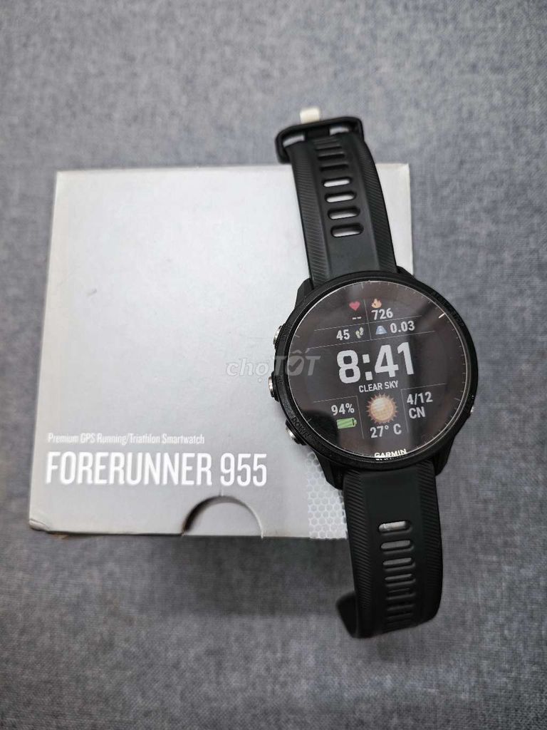 Garmin Forerunner 955 Đen. Mua bán Thiết bị đeo thông minh tại Quận Cầu Giấy Hà Nội được đăng bởi Tiến Nguyễn hình 1