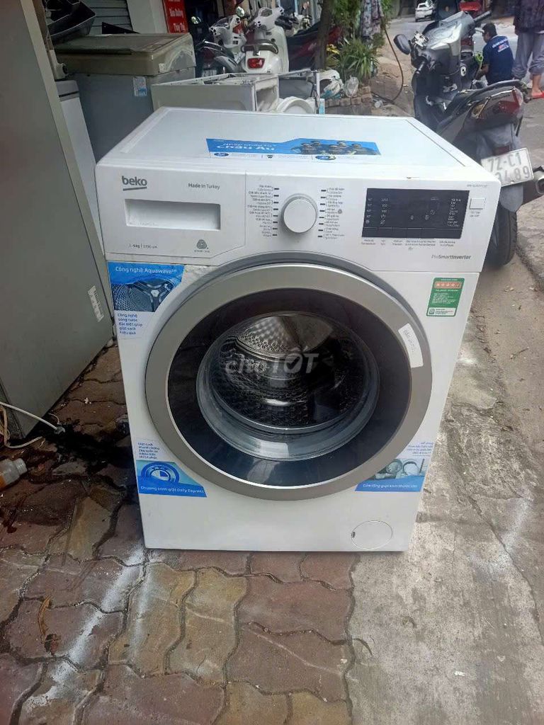 Bán máy giặt beko 9kg cửa ngang inverter chạy êm