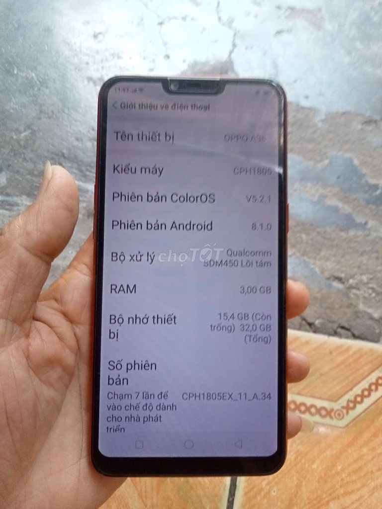Oppo A3s 32GB. Mua bán Điện thoại tại Thành phố Thuận An Bình Dương được đăng bởi Lê Hi hình 1