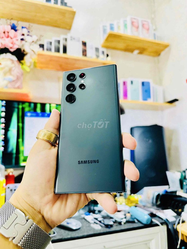Samsung S22 Ultra 256GB Đen. Mua bán Điện thoại tại Thành phố Long Xuyên An Giang được đăng bởi Trung Black  hình 1