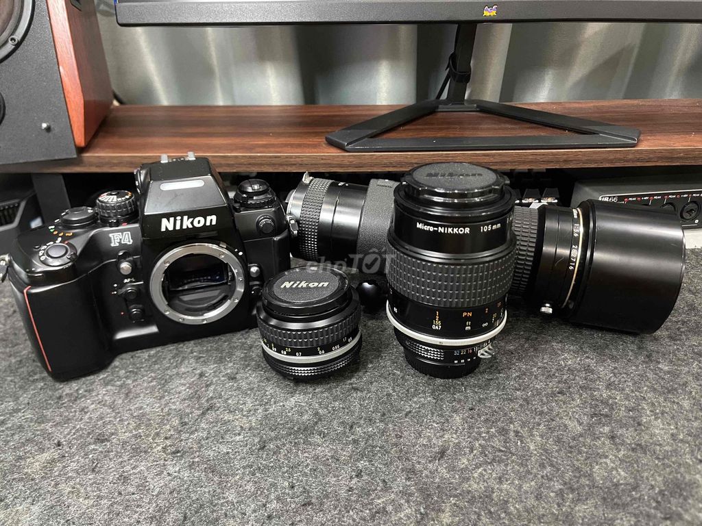 DỌN TỦ COMBO MÁY ẢNH FILM NIKON F4 + 3 LENS. Mua bán Máy ảnh, Máy quay tại Huyện Trảng Bom Đồng Nai được đăng bởi Thiện Trần hình 1