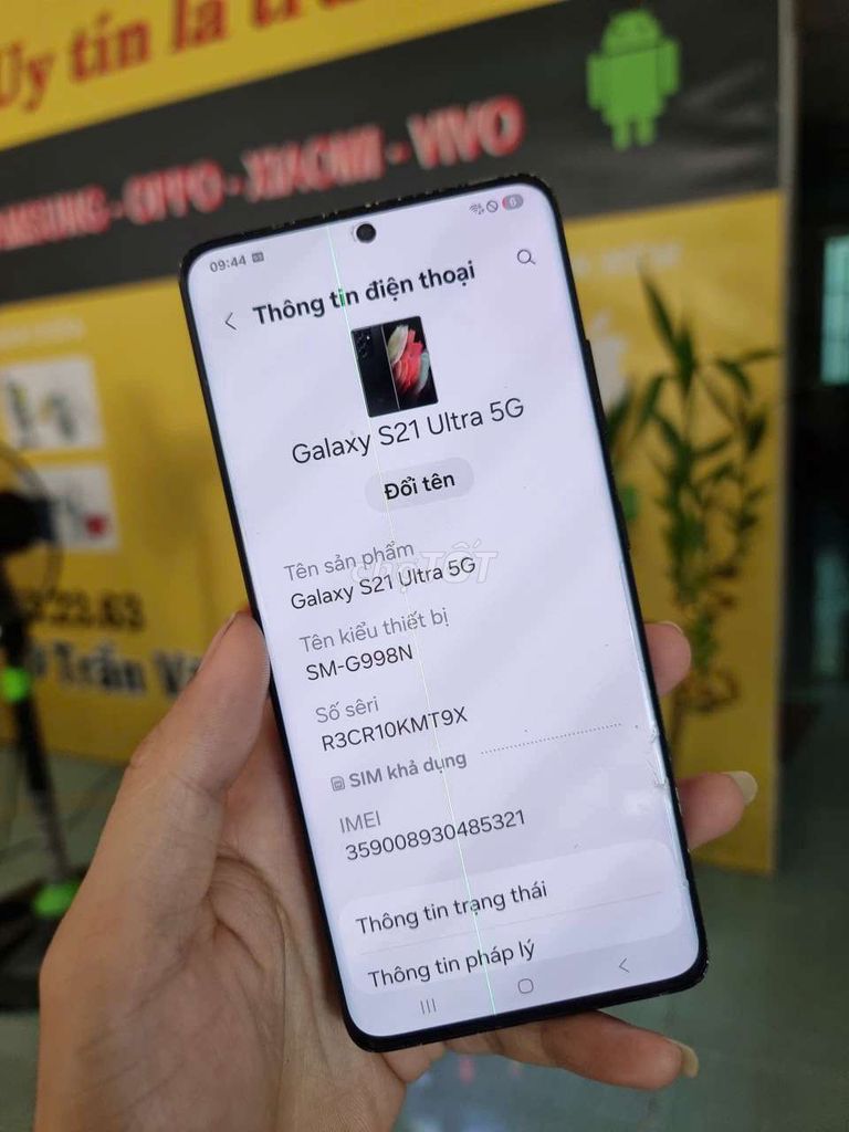 Samsung S21 Ultra 5G 12GB/256GB Đen. Mua bán Điện thoại tại Quận Liên Chiểu Đà Nẵng được đăng bởi Bảo Lâm hình 1