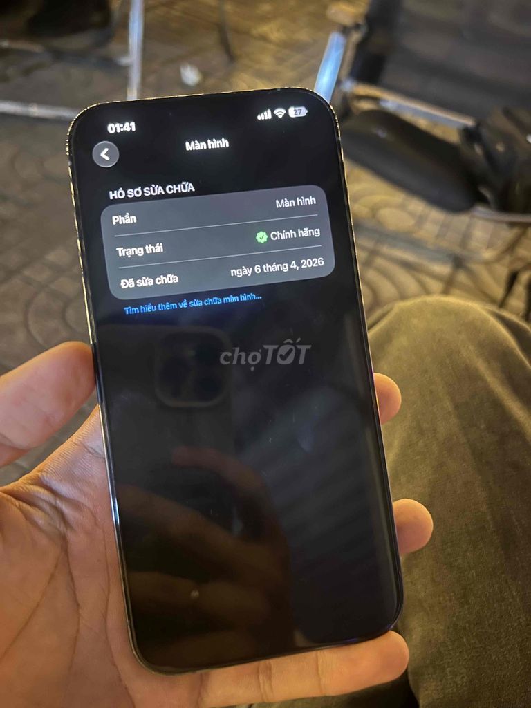 iPhone 13 Pro Max 128GB Xám đã thay màn hình. Mua bán Điện thoại tại Quận Gò Vấp Tp Hồ Chí Minh được đăng bởi Hồng Sơn hình 1