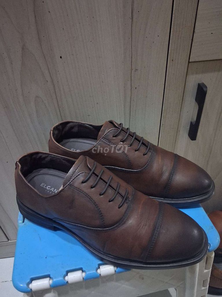 Giày ELCANTO Nam Da bò Nâu Size 40-40.5. Mua bán Giày dép tại Quận 7 Tp Hồ Chí Minh được đăng bởi An Vũ hình 1
